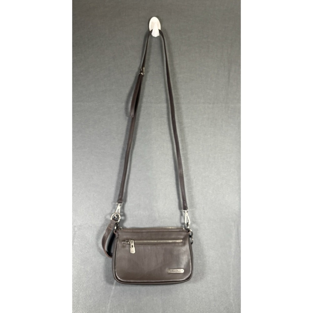 Montana West Crossbody Bag Womens Brown Genuine Leather Hair-On Hide Western - Picture 7 of 16